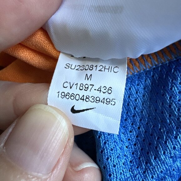 Nike Dri-FIT DNA+ Basketball Shorts Mens M Light Photo Blue Orange CV1897-436 - Picture 10 of 10